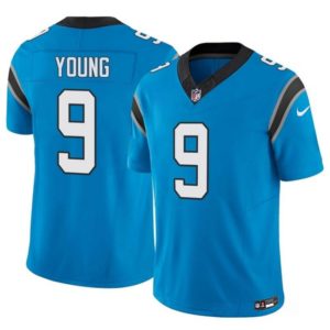 Men Carolina Panthers #9 Bryce Young Blue 2023 F.U.S.E. Vapor Untouchable Football Stitched Jersey