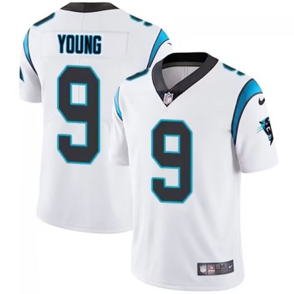 Men Carolina Panthers #9 Bryce Young White 2023 Draft Vapor Untouchable Stitched Football Jersey