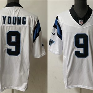 Men Carolina Panthers #9 Bryce Young White 2023 F.U.S.E. Vapor Untouchable Football Stitched Jersey