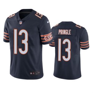 Men Chicago Bears #13 Byron Pringle Navy Vapor untouchable Limited Stitched Football Jersey