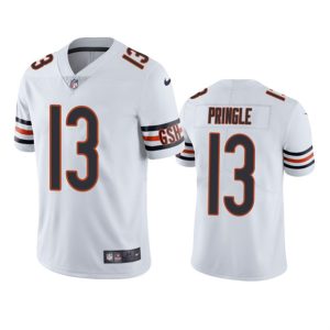 Men Chicago Bears #13 Byron Pringle White Vapor untouchable Limited Stitched Football Jersey