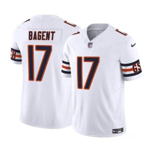 Men Chicago Bears #17 Tyson Bagent White 2023 F.U.S.E. Vapor Untouchable Limited Football Stitched Jersey