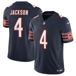 Men Chicago Bears #4 Eddie Jackson Navy 2023 F.U.S.E. Vapor Untouchable Limited Stitched Football Jersey