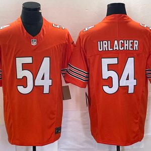 Men Chicago Bears #54 Brian Urlacher Orange 2023 F.U.S.E. Vapor Untouchable Limited Football Stitched Jersey