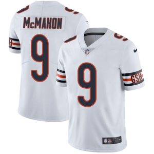 Men Chicago Bears #9 Jim McMahon White Vapor untouchable Limited Stitched Football Jersey