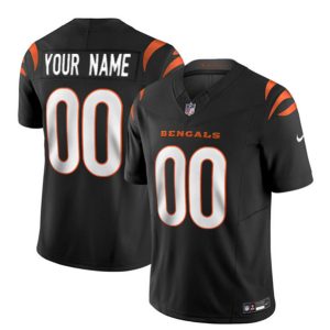 Men Cincinnati Bengals Active Player Custom 2023 F.U.S.E. Black Vapor Untouchable Limited Football Stitched Jersey