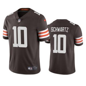 Men Cleveland Browns #10 Anthony Schwartz Tan Brown Vapor Untouchable Limited Stitched Jersey