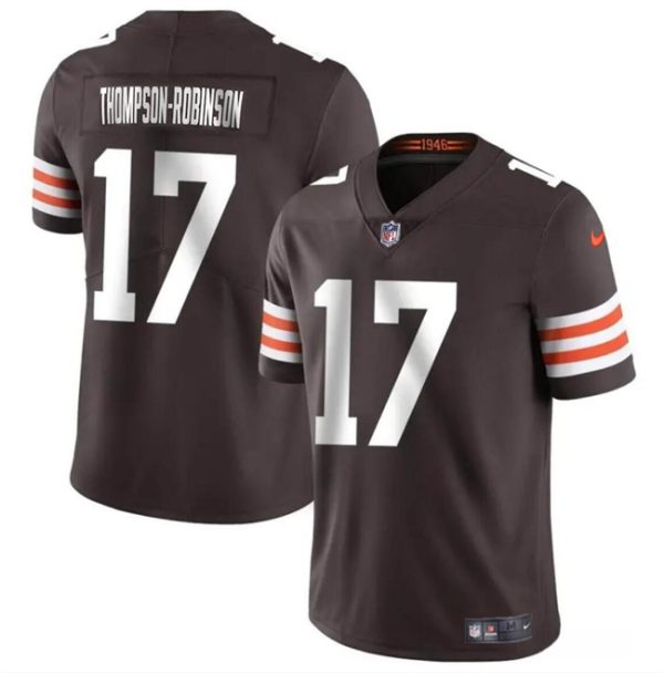 Men Cleveland Browns #17 Dorian Thompson-Robinson Brown Vapor Untouchable Limited Football Stitched Jersey