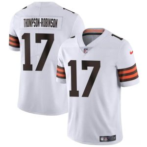 Men Cleveland Browns #17 Dorian Thompson-Robinson White Vapor Untouchable Limited Football Stitched Jersey