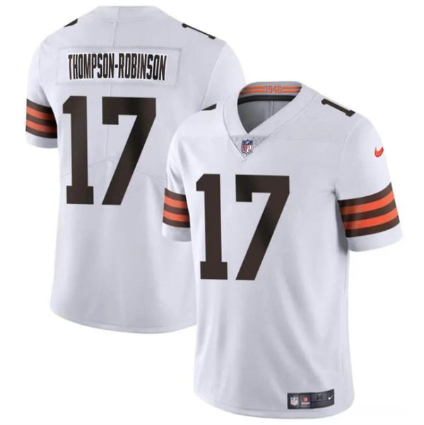 Men Cleveland Browns #17 Dorian Thompson-Robinson White Vapor Untouchable Limited Football Stitched Jersey