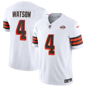 Men Cleveland Browns #4 Deshaun Watson White 2023 F.U.S.E. 1946 Collection Vapor Untouchable Limited Football Stitched Jersey