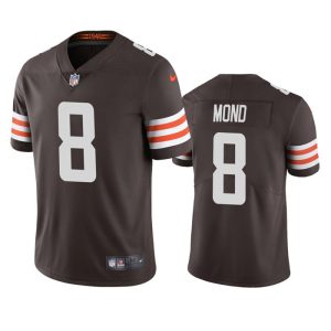 Men Cleveland Browns #8 Kellen Mond Brown Vapor Untouchable Limited Stitched Jersey