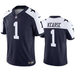 Men Dallas Cowboys #1 Jayron Kearse Navy/White 2023 F.U.S.E. Vapor Limited Football Stitched Jersey