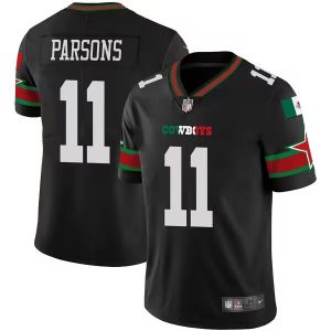 Men Dallas Cowboys #11 Micah Parsons Black Mexico Vapor Limited Stitched Football Jersey