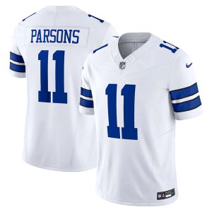 Men Dallas Cowboys #11 Micah Parsons White 2023 F.U.S.E. Limited Stitched Football Jersey