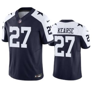 Men Dallas Cowboys #27 Jayron Kearse Navy 2023 F.U.S.E. Vapor Limited Stitched Football Jersey