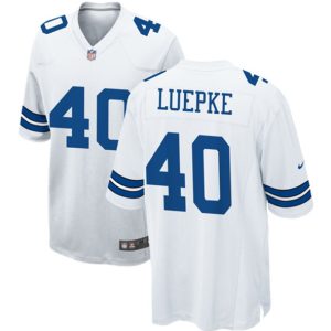 Men Dallas Cowboys #40 Hunter Luepke White Stitched Football Game Jersey