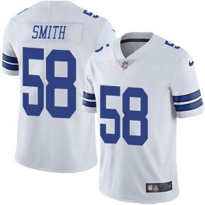 Men Dallas Cowboys #58 Mazi Smith White Vapor Untouchable Stitched Football Jersey