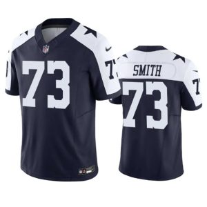 Men Dallas Cowboys #73 Tyler Smith Navy 2023 F.U.S.E. Vapor Limited Stitched Football Jersey