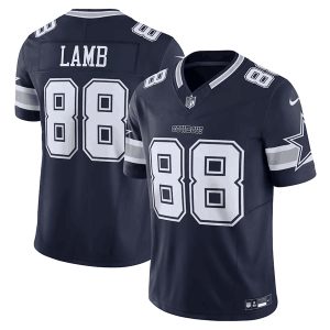 Men Dallas Cowboys #88 CeeDee Lamb Navy 2023 F.U.S.E. Limited Stitched Football Jersey