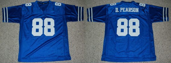 Men Dallas Cowboys #88 Drew Pearson Blue Old Style Football Stitched Jersey