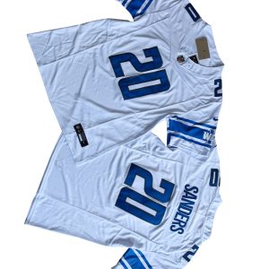 Men Detroit Lions #20 Barry Sanders White 2023 F.U.S.E. Vapor Untouchable Limited Football Stitched Jersey