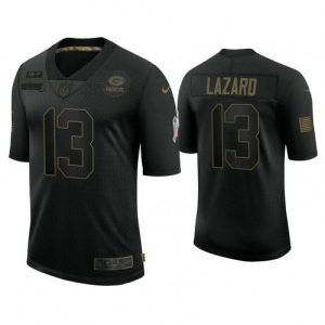 Men Green Bay Packers #13 Allen Lazard Black 2020 Salute to Service Limited Stitched Jersey