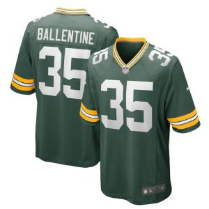 Men Green Bay Packers #35 Corey Ballentine Green Football Stitched Game Jersey