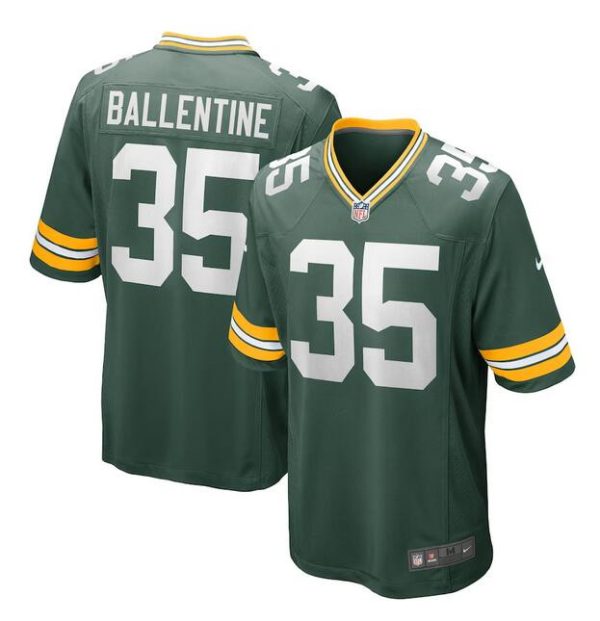 Men Green Bay Packers #35 Corey Ballentine Green Football Stitched Game Jersey