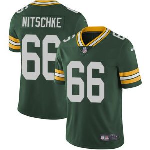 Men Green Bay Packers #66 Ray Nitschke Green Vapor Untouchable Limited Stitched Jersey