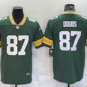 Men Green Bay Packers #87 Romeo Doubs Green Vapor Untouchable Limited Stitched Jersey