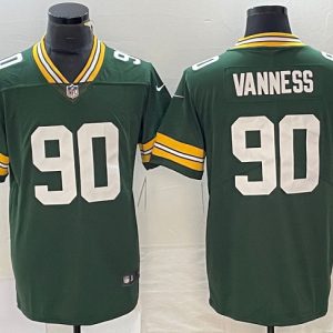 Men Green Bay Packers #90 Lukas Van Ness Green Vapor Untouchable Limited Football Stitched Jersey