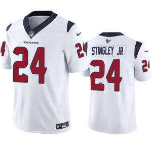 Men Houston Texans #24 Derek Stingley Jr. White 2023 F.U.S.E Vapor Untouchable Stitched Football Jersey