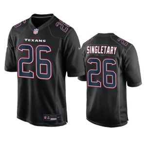 Men Houston Texans #26 Devin Singletary Black Fashion Vapor Untouchable Limited Football Stitched Jersey