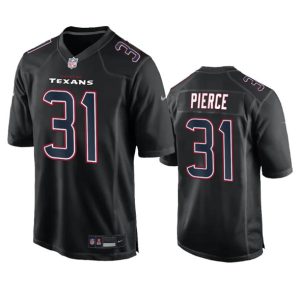 Men Houston Texans #31 Dameon Pierce Black Fashion Vapor Untouchable Limited Football Stitched Jersey