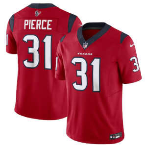 Men Houston Texans #31 Dameon Pierce Red 2023 F.U.S.E Vapor Untouchable Football Stitched Jersey