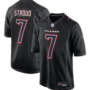 Men Houston Texans #7 C.J. Stroud Black Fashion Vapor Untouchable Limited Football Stitched Jersey