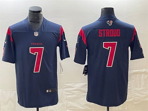 Men Houston Texans #7 C.J. Stroud Navy Color Rush Vapor Untouchable Football Stitched Jersey