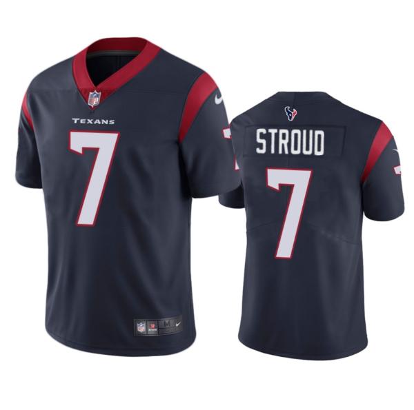 Men Houston Texans #7 C.J. Stroud Navy Vapor Untouchable Stitched Football Jersey