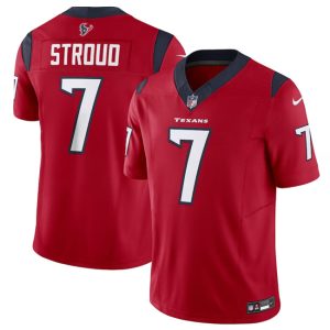 Men Houston Texans #7 C.J. Stroud Red 2023 F.U.S.E Vapor Untouchable Football Stitched Jersey