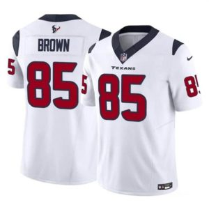 Men Houston Texans #85 Noah Brown White 2023 F.U.S.E. Vapor Untouchable Football Stitched Jersey