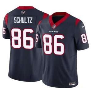 Men Houston Texans #86 Dalton Schultz Navy 2023 F.U.S.E Vapor Untouchable Football Stitched Jersey