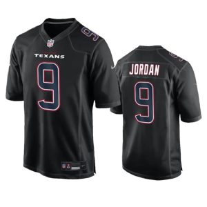 Men Houston Texans #9 Brevin Jordan Black Fashion Vapor Untouchable Limited Football Stitched Jersey