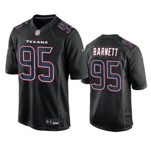 Men Houston Texans #95 Derek Barnett Black Fashion Vapor Untouchable Limited Football Stitched Jersey