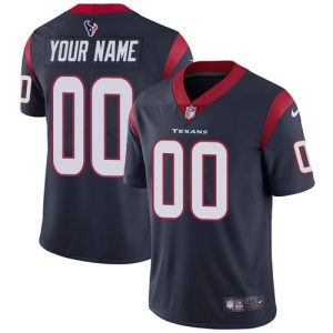 Men Houston Texans Active Player Custom 2023 Draft Navy Vapor Untouchable Limited Stitched Jersey