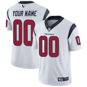 Men Houston Texans Active Player Custom 2023 Draft White Vapor Untouchable Limited Stitched Jersey