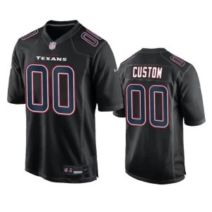 Men Houston Texans Active Player Custom Black Fashion Vapor Untouchable Limited Football Stitched Jersey