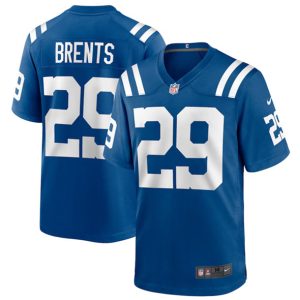 Men Indianapolis Colts #29 JuJu Brents Blue Football Stitched Game Jersey