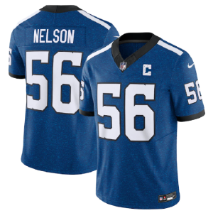 Men Indianapolis Colts #56 Quenton Nelson Royal 2023 F.U.S.E. Indiana Nights Limited Stitched Football Jersey