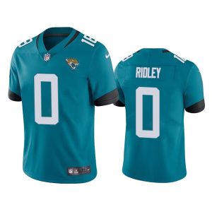 Men Jacksonville Jaguars #0 Calvin Ridley Teal Vapor Untouchable Limited Stitched Jersey